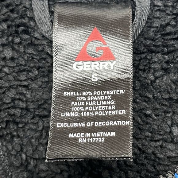 Brand New Gerry Boys Small Falcon Softshell Black Jacket Coat Full Zip  Blue - Picture 7 of 8